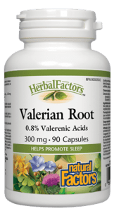 Natural Factors HerbalFactors Valerian Root Capsules - 90 capsules