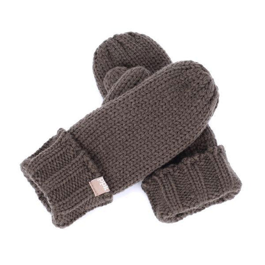 Peppercorn Kids Solid Mitten Brown