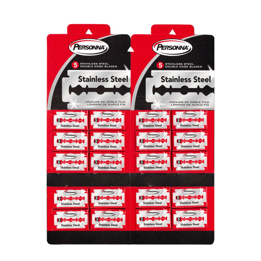 Personna Stainless Steel Double Edge Blades (100)