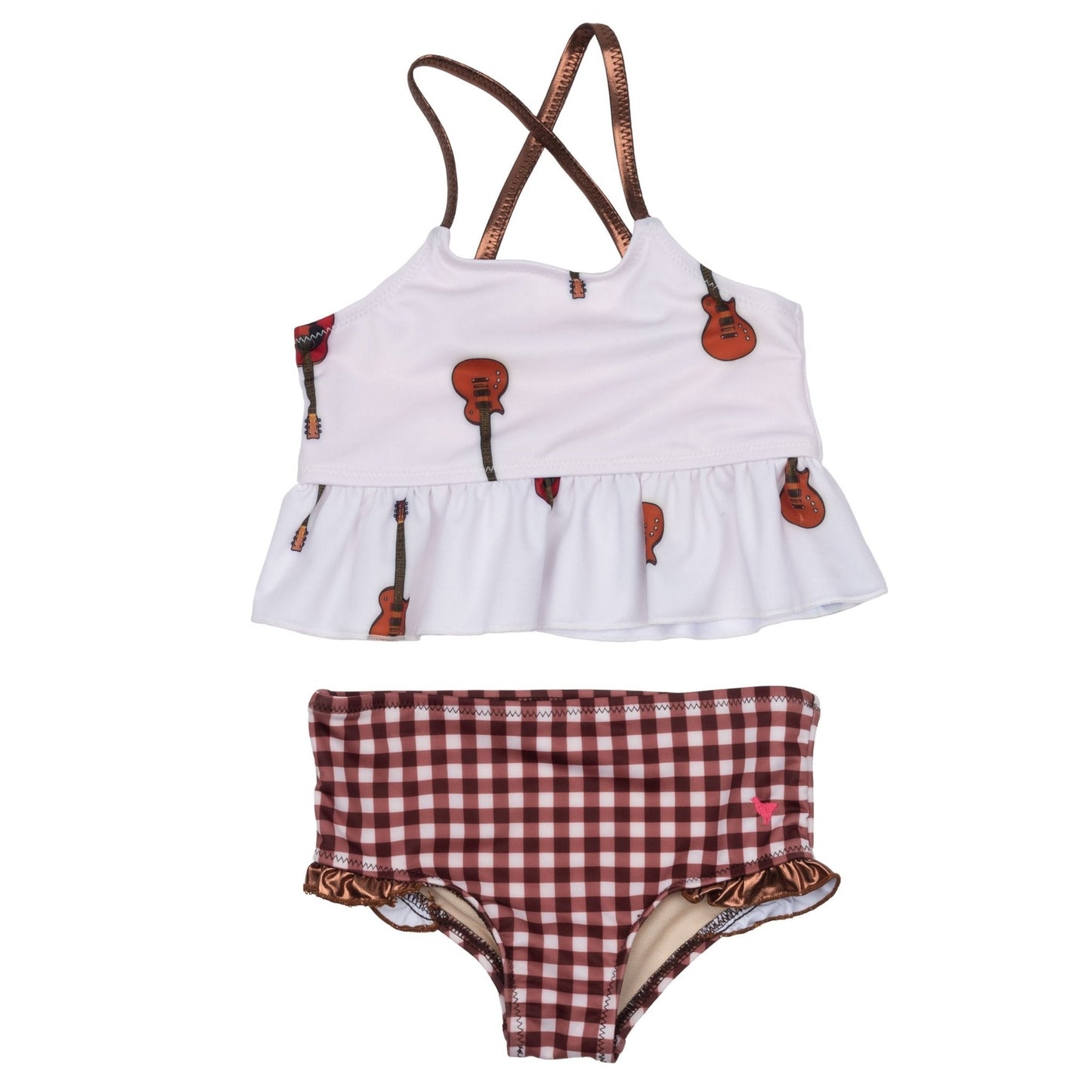 Pink Chicken Vintage Guitars Joy Tankini