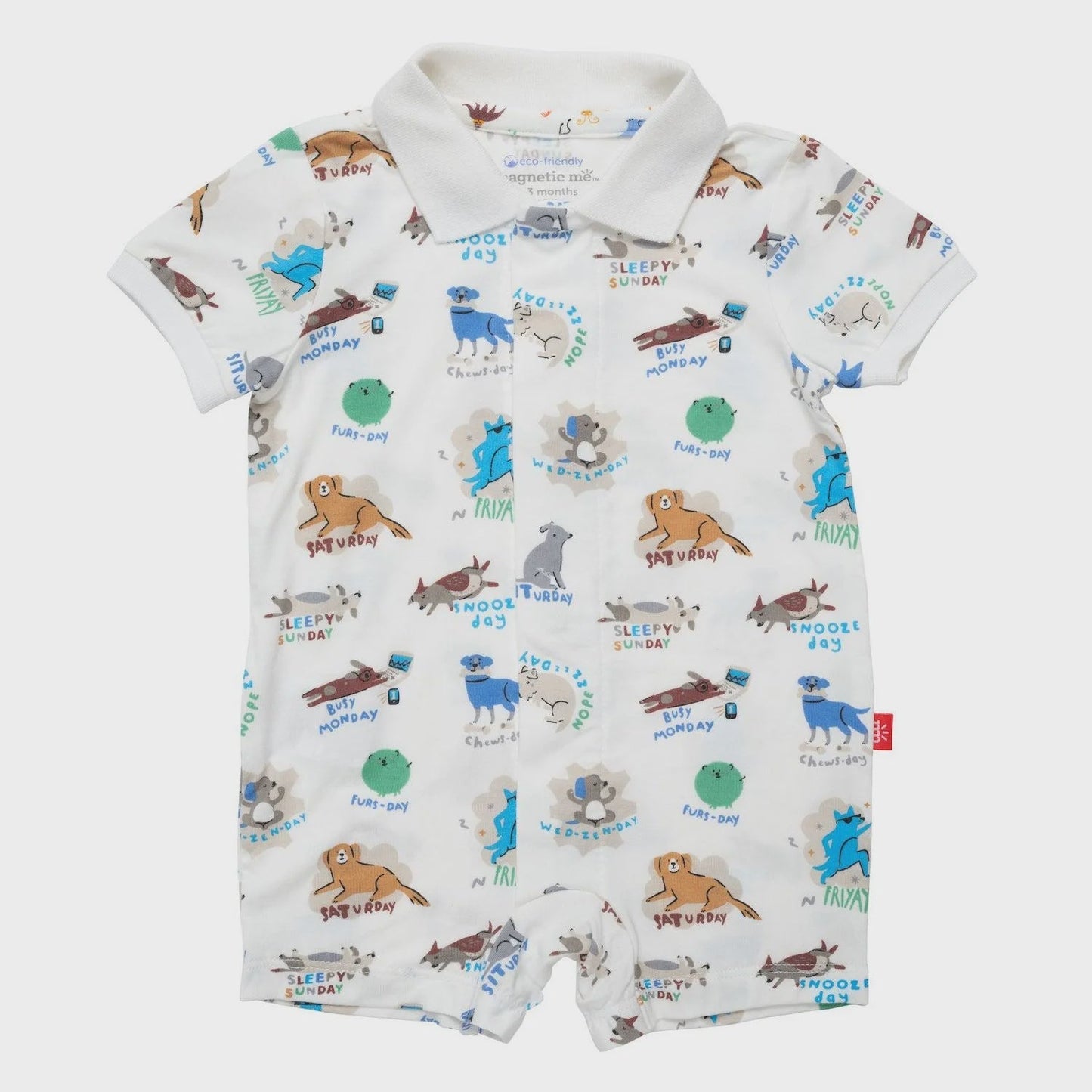 Polo Romper Dog Days