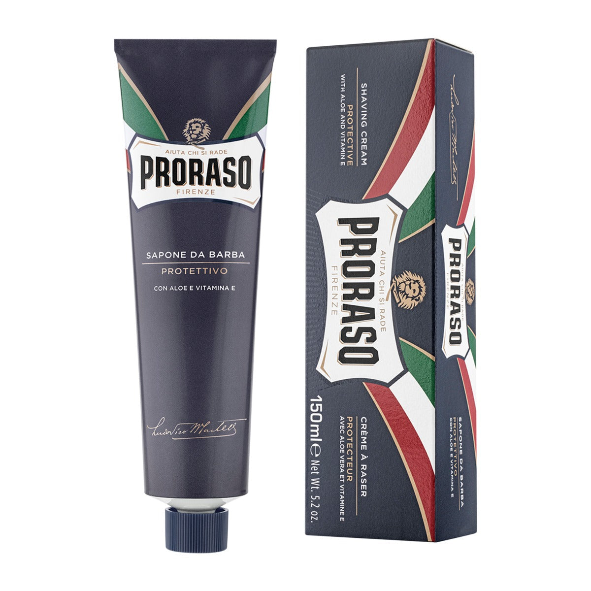 Proraso Shaving Cream Tube: Protective, 150ml