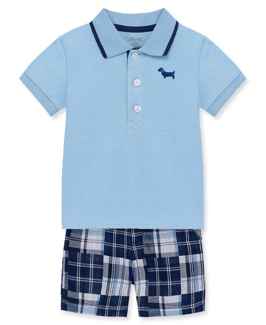 Puppy Polo Short Set