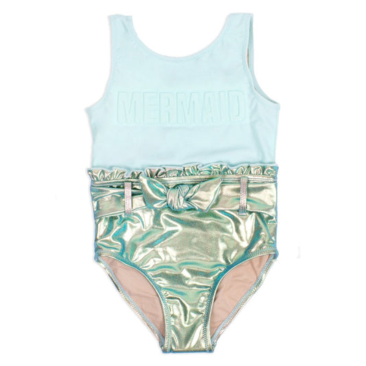 Shade Critters One Piece Mermaid- Metallic Mint