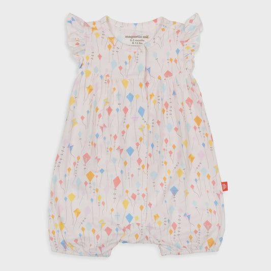 Skys The Limit Ruffle Romper