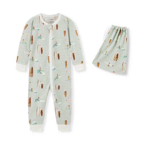 Bamboo Zipper Pajama | Vintage Surf