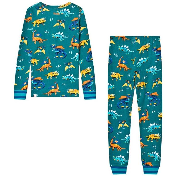 Superhero Dinos Organic Cotton Pajama Set