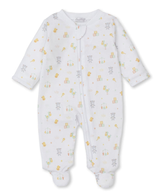 Sweet Welcome Zippered Footie