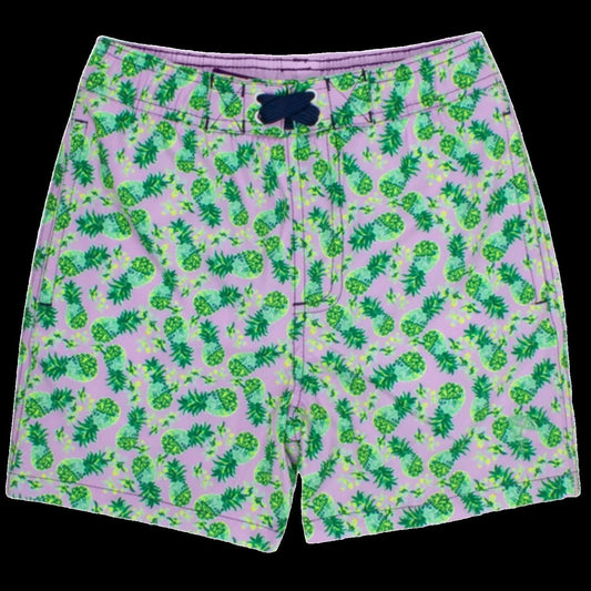 Swim Trunks Boys Pineapple Lilac