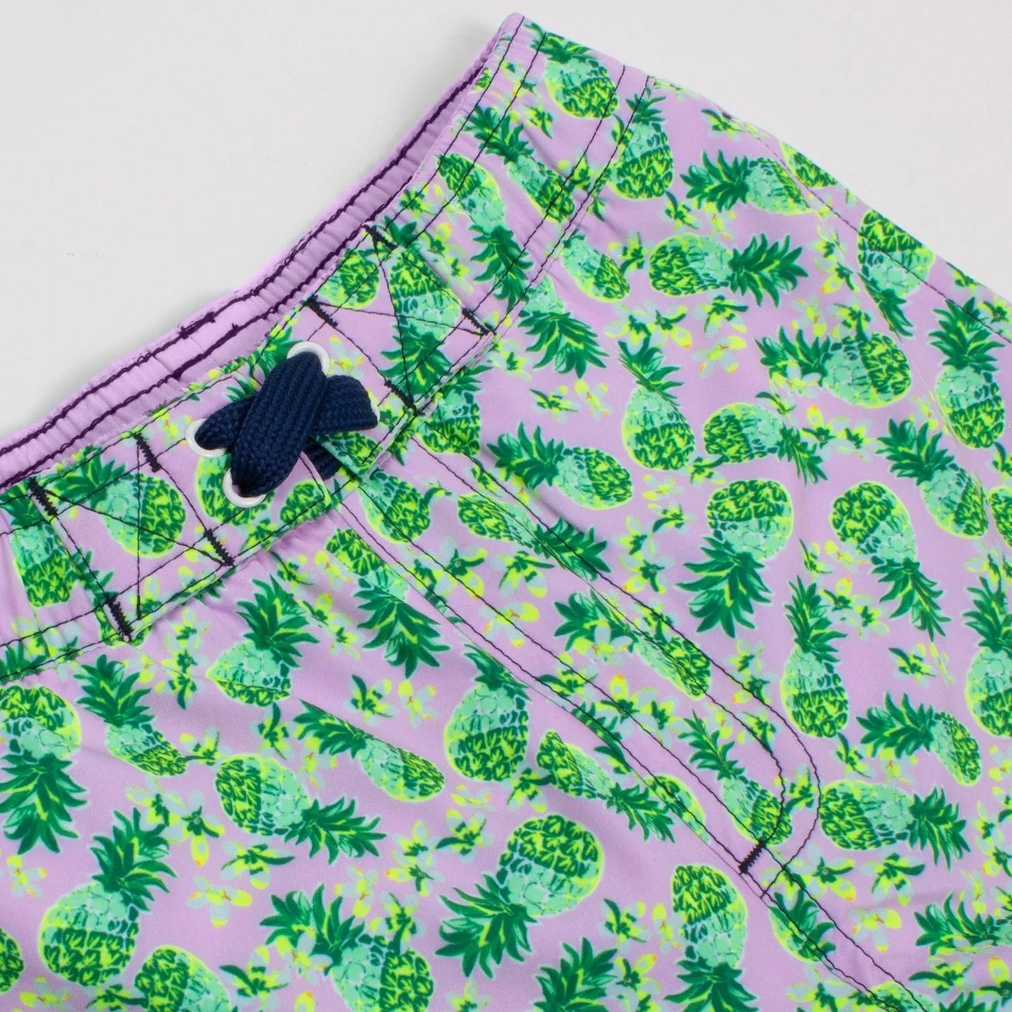Swim Trunks Boys Pineapple Lilac