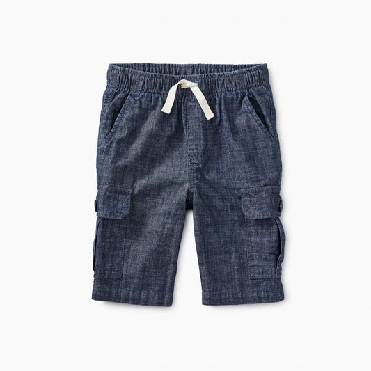Tea Collection Chambray Cargo Shorts