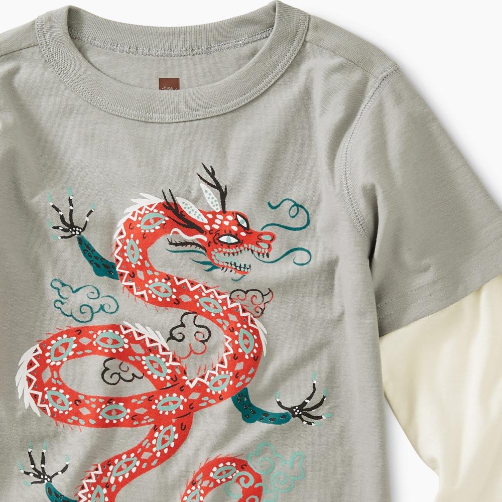 Tea Collection Fire Dragon Graphic Tee