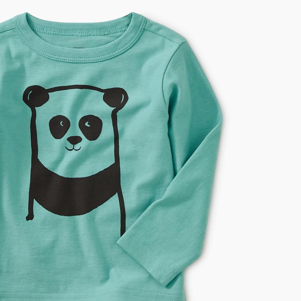 Tea Collection Panda Graphic Baby Tee