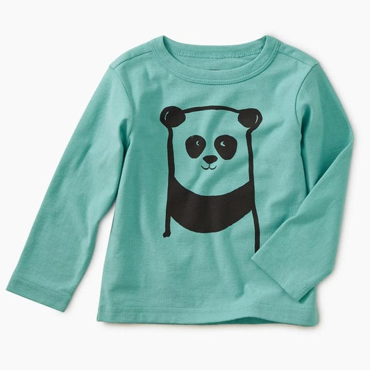 Tea Collection Panda Graphic Baby Tee