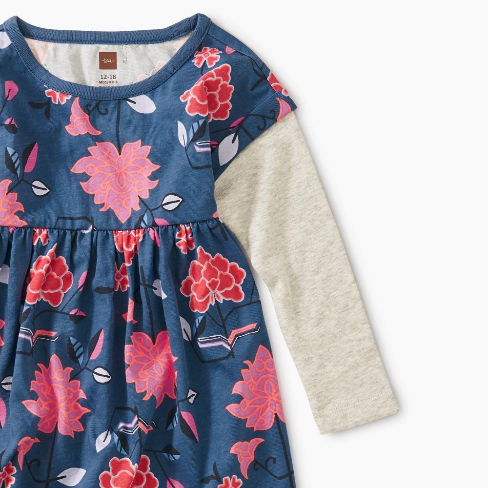 Tea Collection Printed Layered Baby Dress