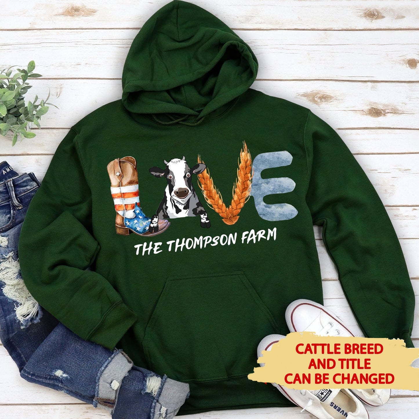 Love Farm - Personalized Custom Hoodie