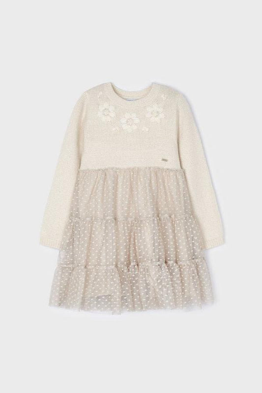Tulle Knit Dress