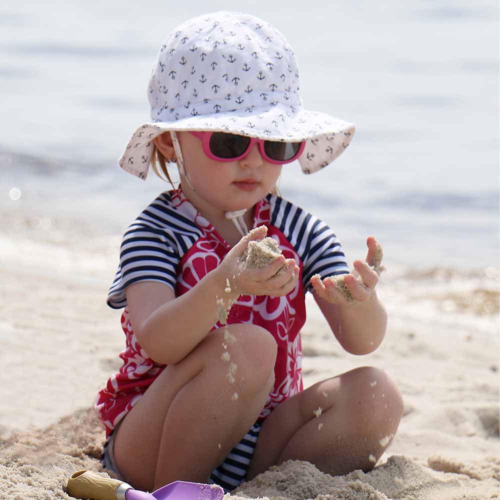 Jan & Jul Grow-With-Me Sun Hat Anchors