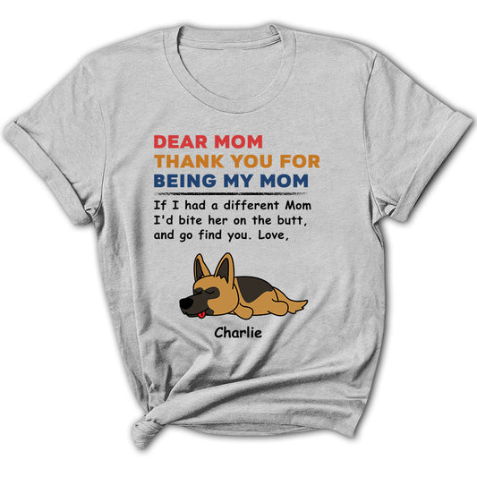 Bite The Butt - Personalized Custom Women's T-shirt