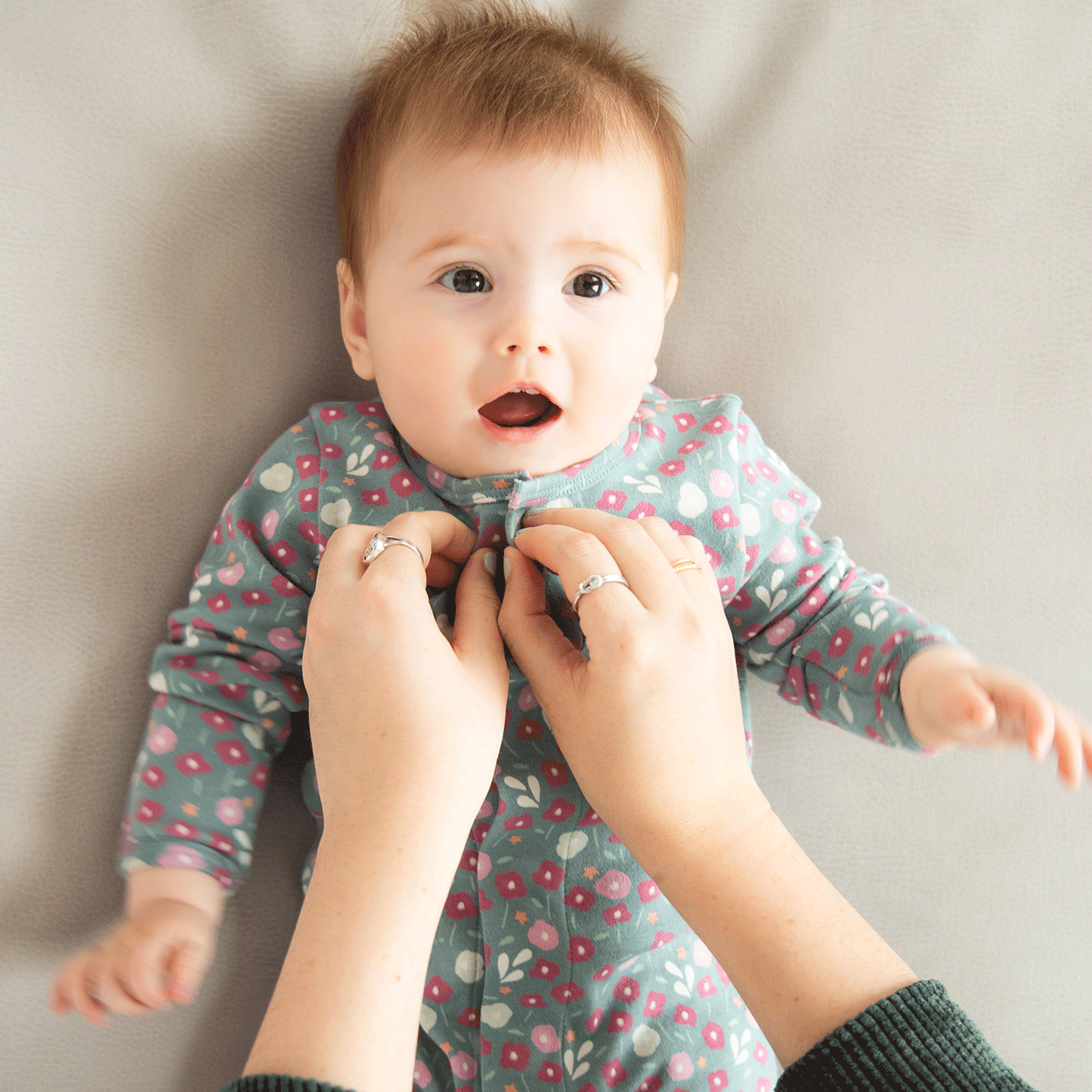 Magnetic Me Wren Organic Cotton Magnetic Parent Favorite Footie